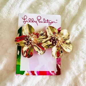 Lilly Pulitzer Gold Orchard Earrings